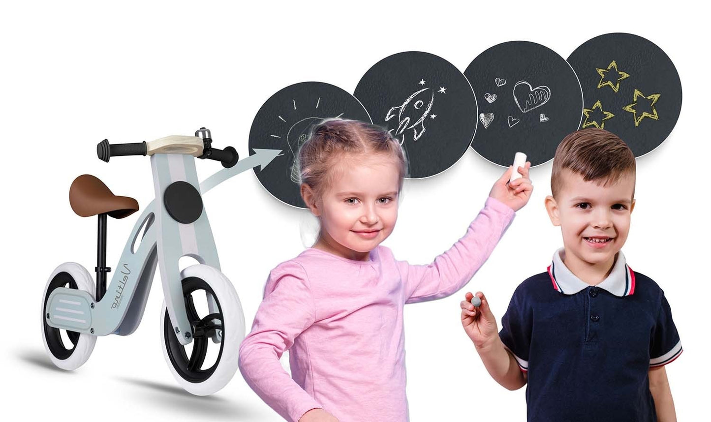 Wooden balance bike blue Ricokids RC-618