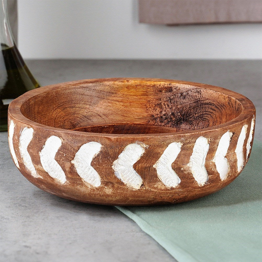 Wooden bowl 20 cm, 850 ml