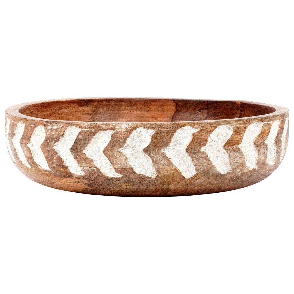 Wooden bowl 24 cm, 1.3 l