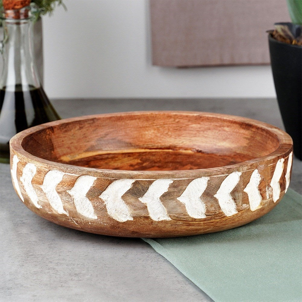 Wooden bowl 24 cm, 1.3 l