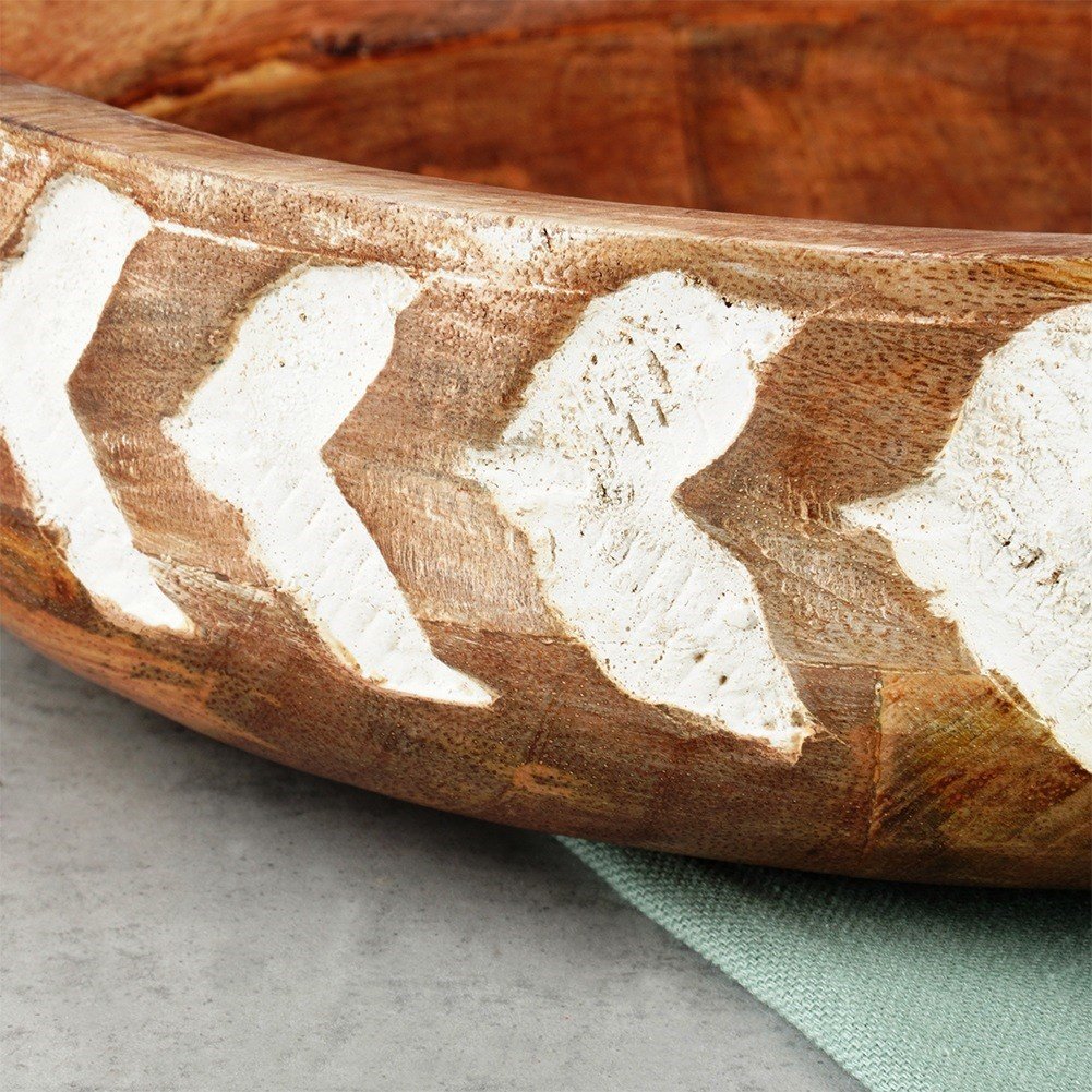 Wooden bowl 24 cm, 1.3 l