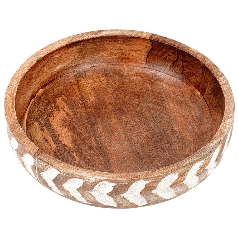 Wooden bowl 24 cm, 1.3 l