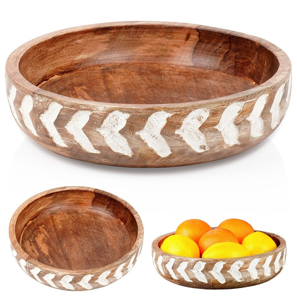 Wooden bowl 24 cm, 1.3 l