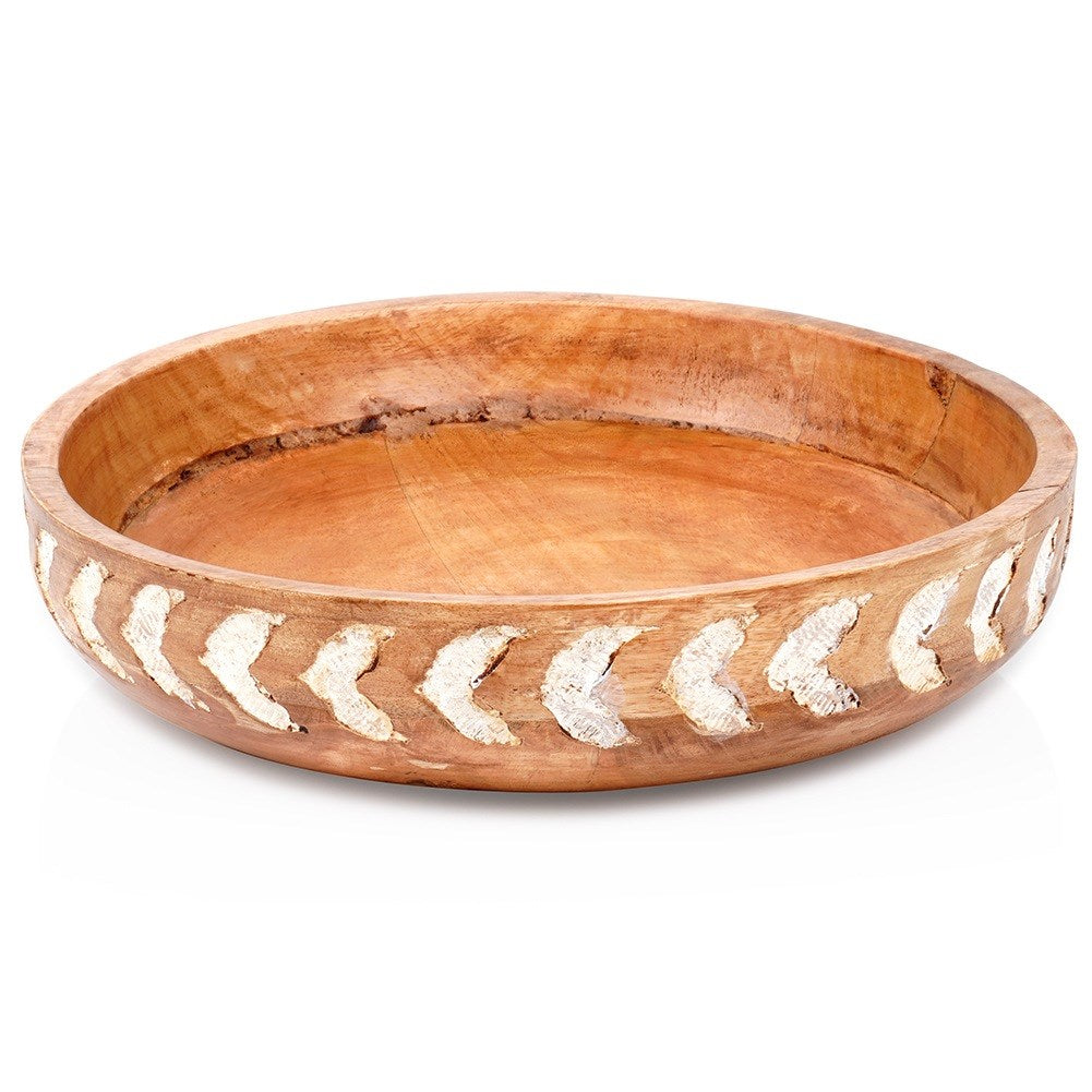 Wooden bowl 30.5 cm, 2.5 l