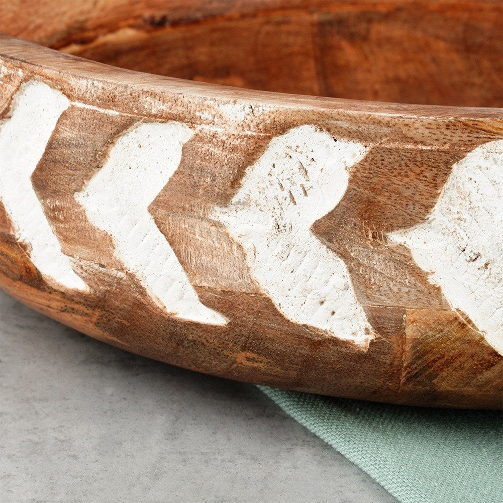 Wooden bowl 30.5 cm, 2.5 l