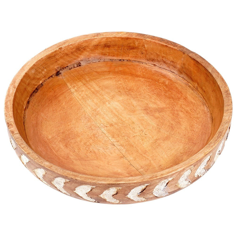 Wooden bowl 30.5 cm, 2.5 l