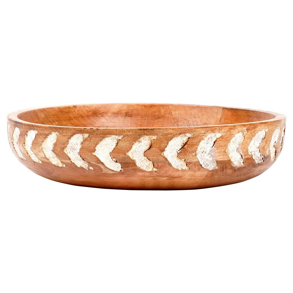 Wooden bowl 30.5 cm, 2.5 l