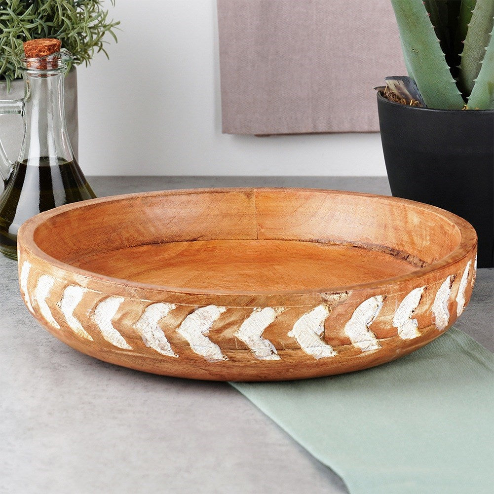 Wooden bowl 30.5 cm, 2.5 l