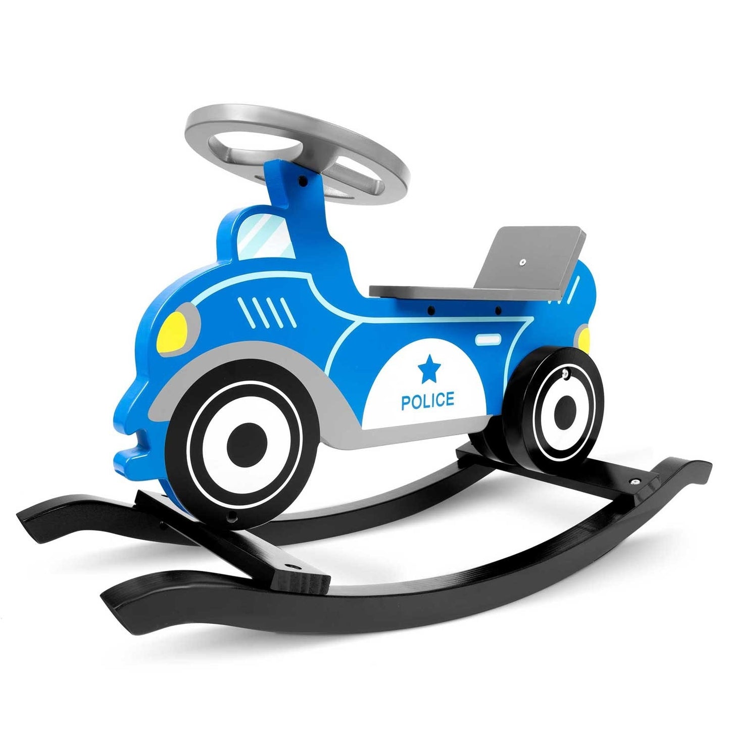 Wooden car on swings Ricokids 785000 Police