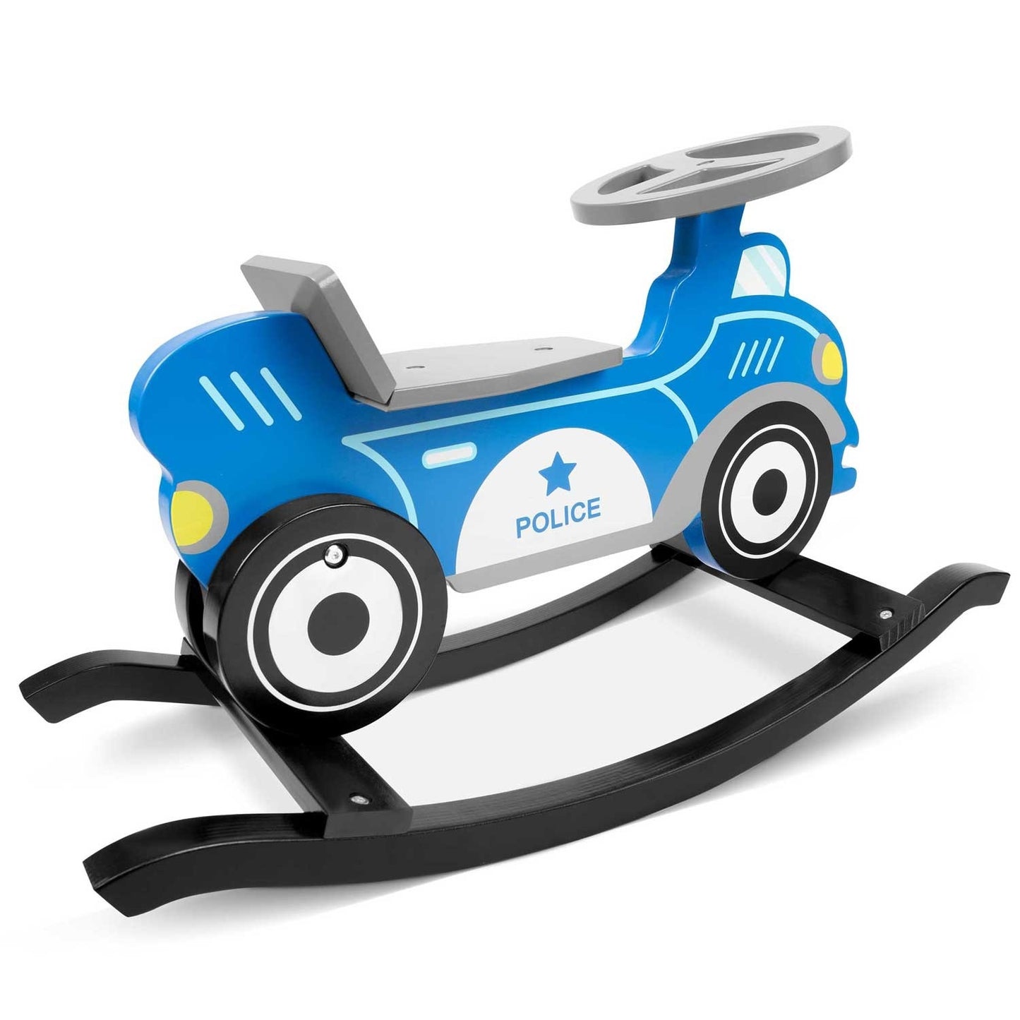 Wooden car on swings Ricokids 785000 Police