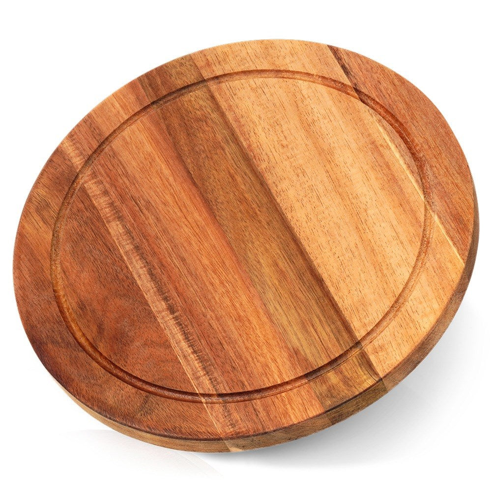 Wooden chopping and serving board 25 cm