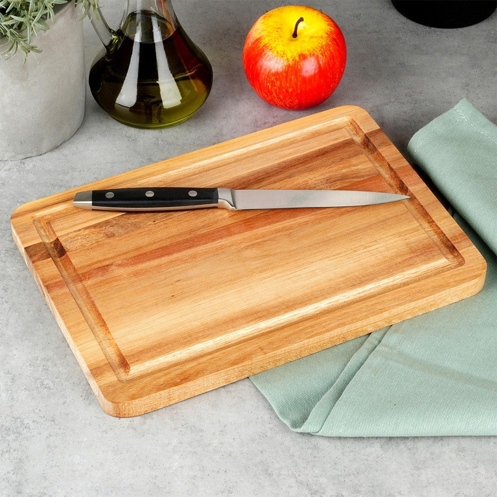 Wooden chopping and serving board 28x20 cm