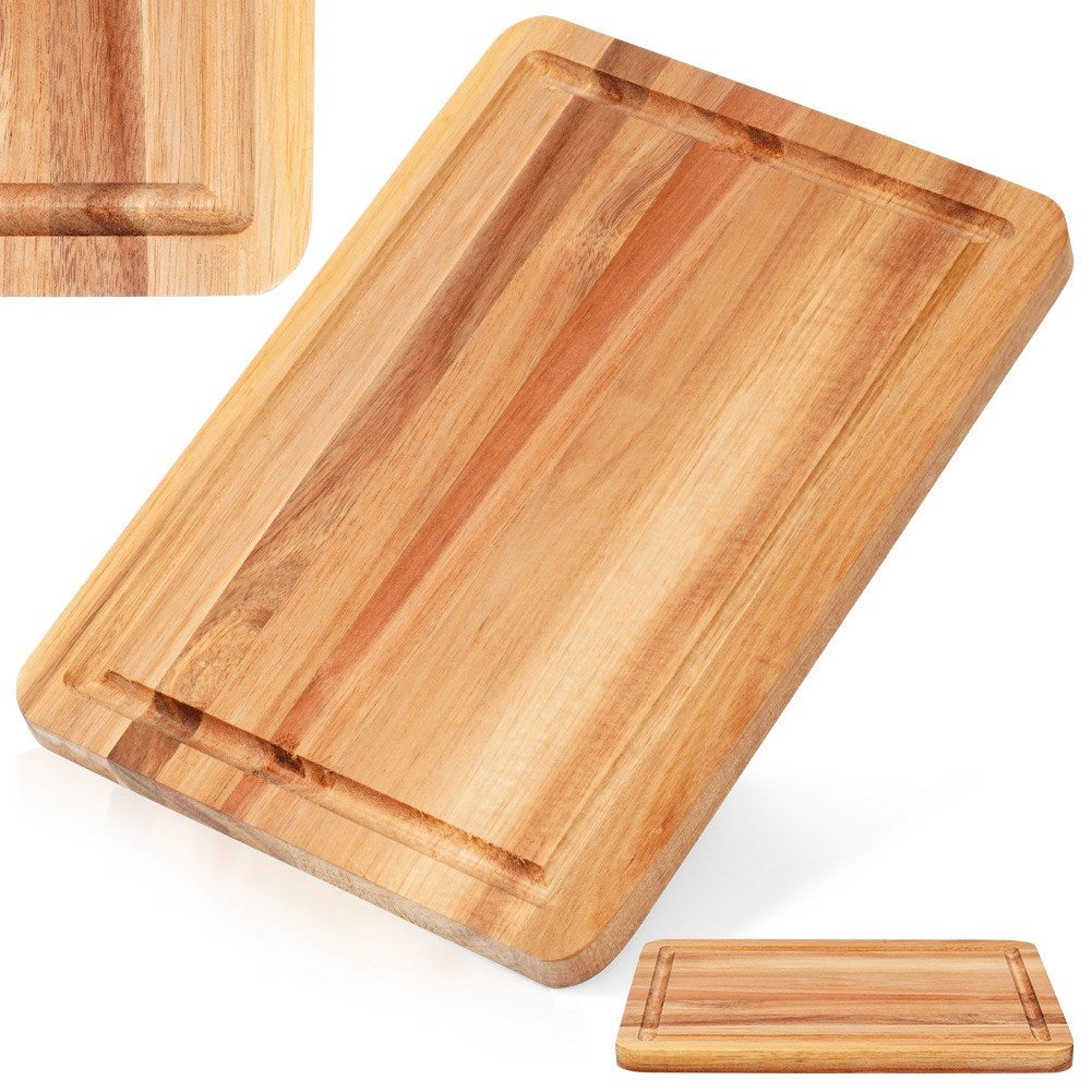 Wooden chopping and serving board 28x20 cm