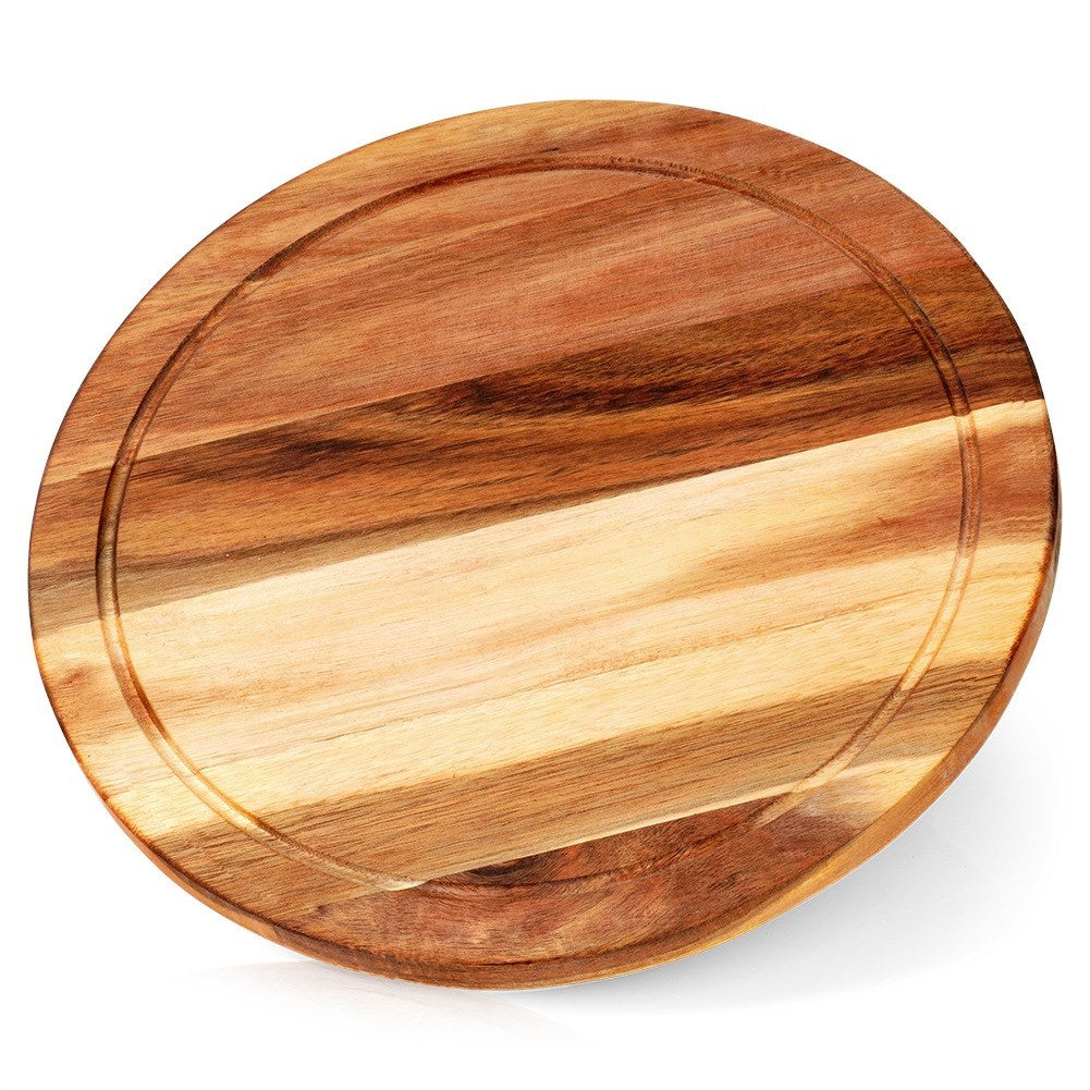 Wooden chopping and serving board 30 cm