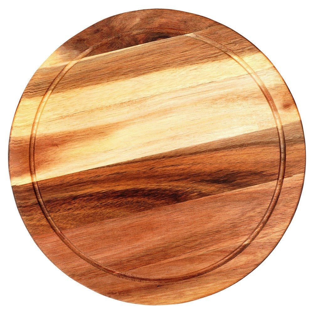 Wooden chopping and serving board 30 cm
