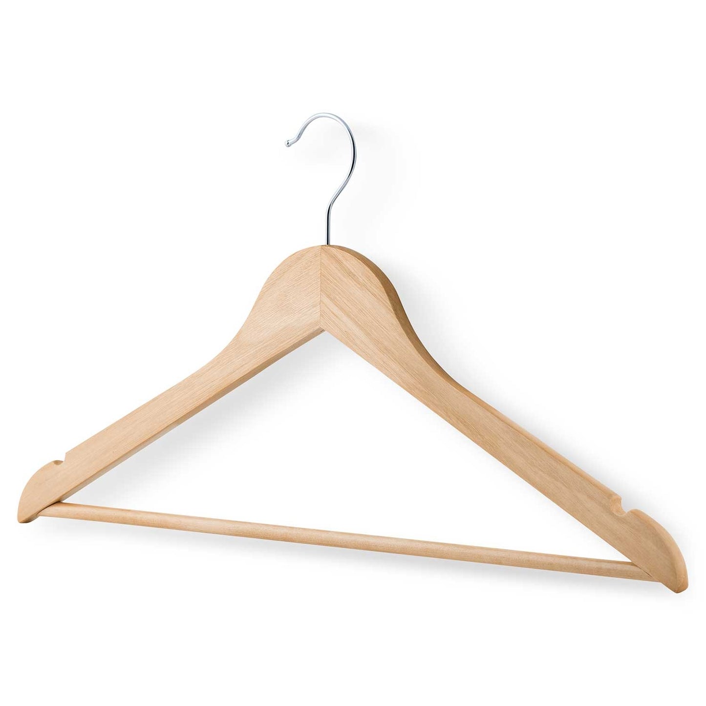 Wooden clothes hangers 30 pcs MS-858 Massido