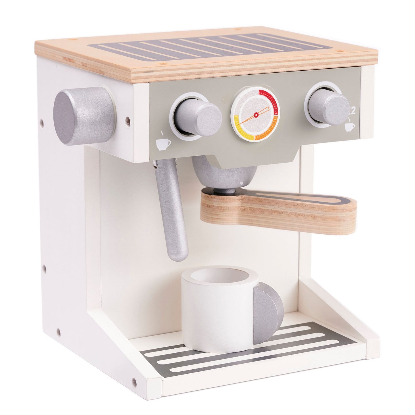 Wooden coffee maker + mug