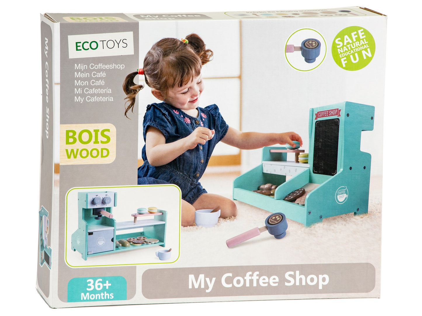 Wooden coffee shop patisserie bakery ECOTOYS