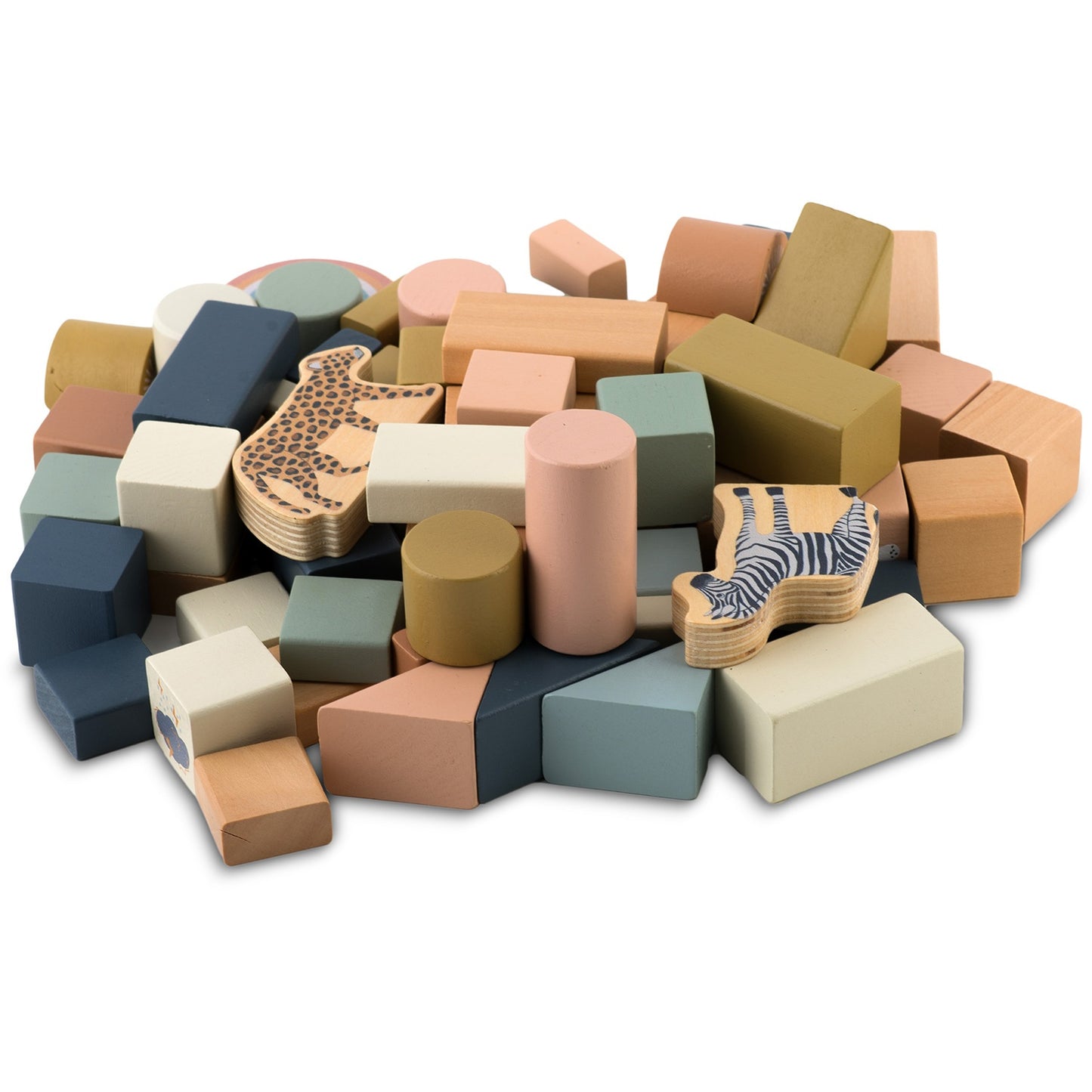 Wooden construction blocks NK-858 Nukido