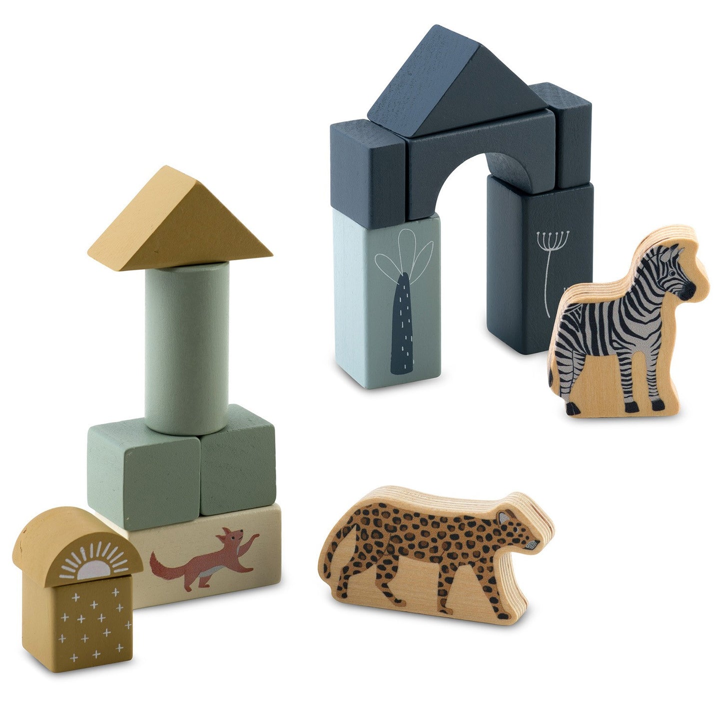 Wooden construction blocks NK-858 Nukido