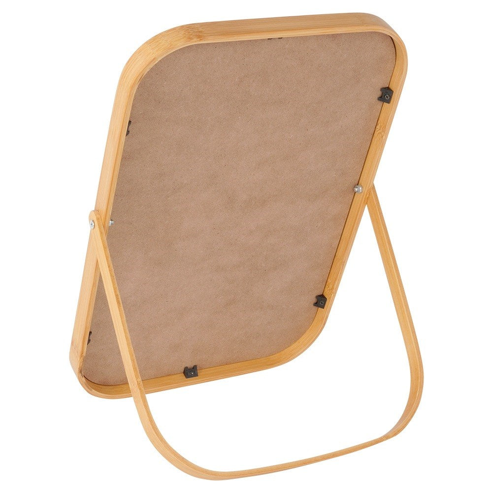 Wooden cosmetic mirror 24.5x36.5 cm