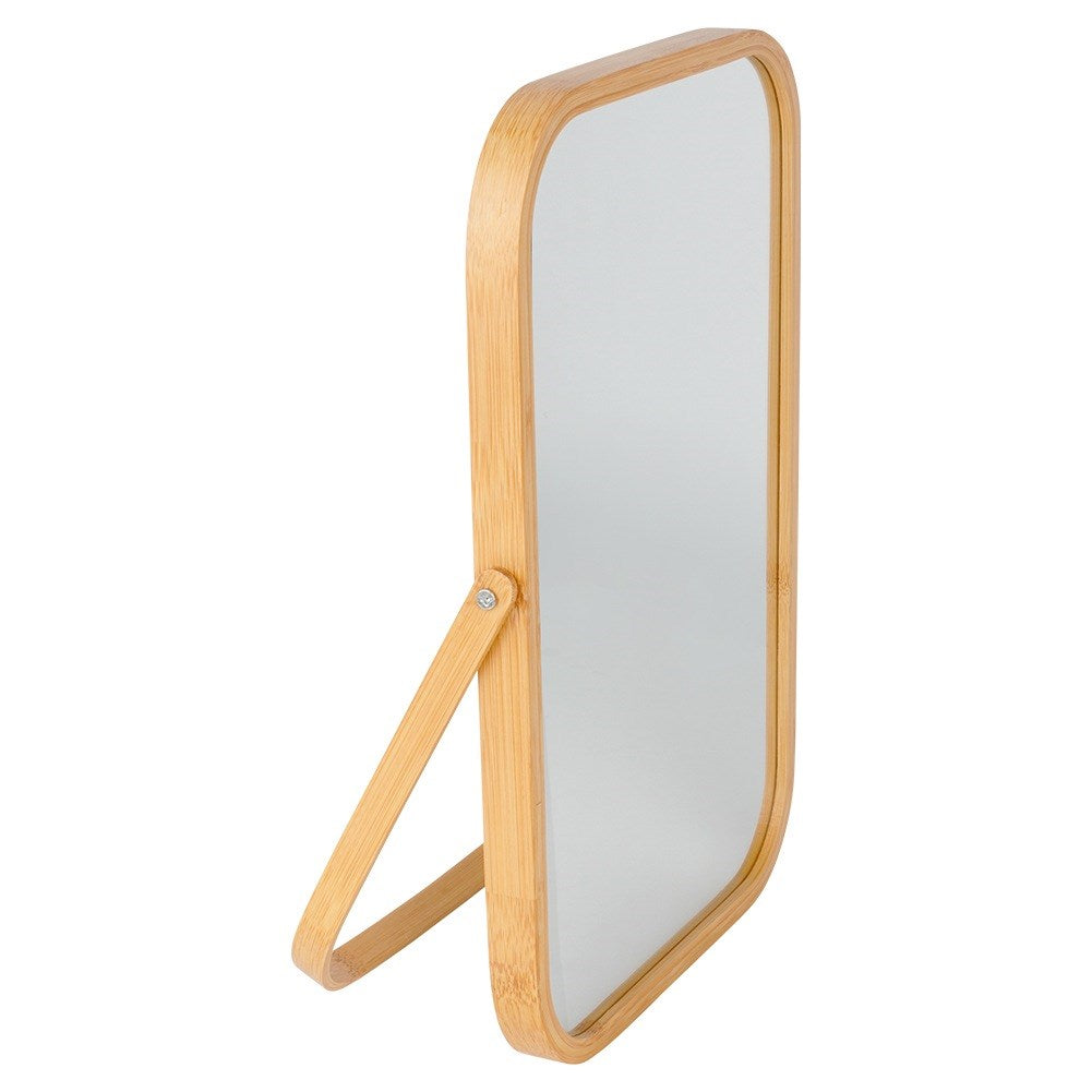 Wooden cosmetic mirror 24.5x36.5 cm