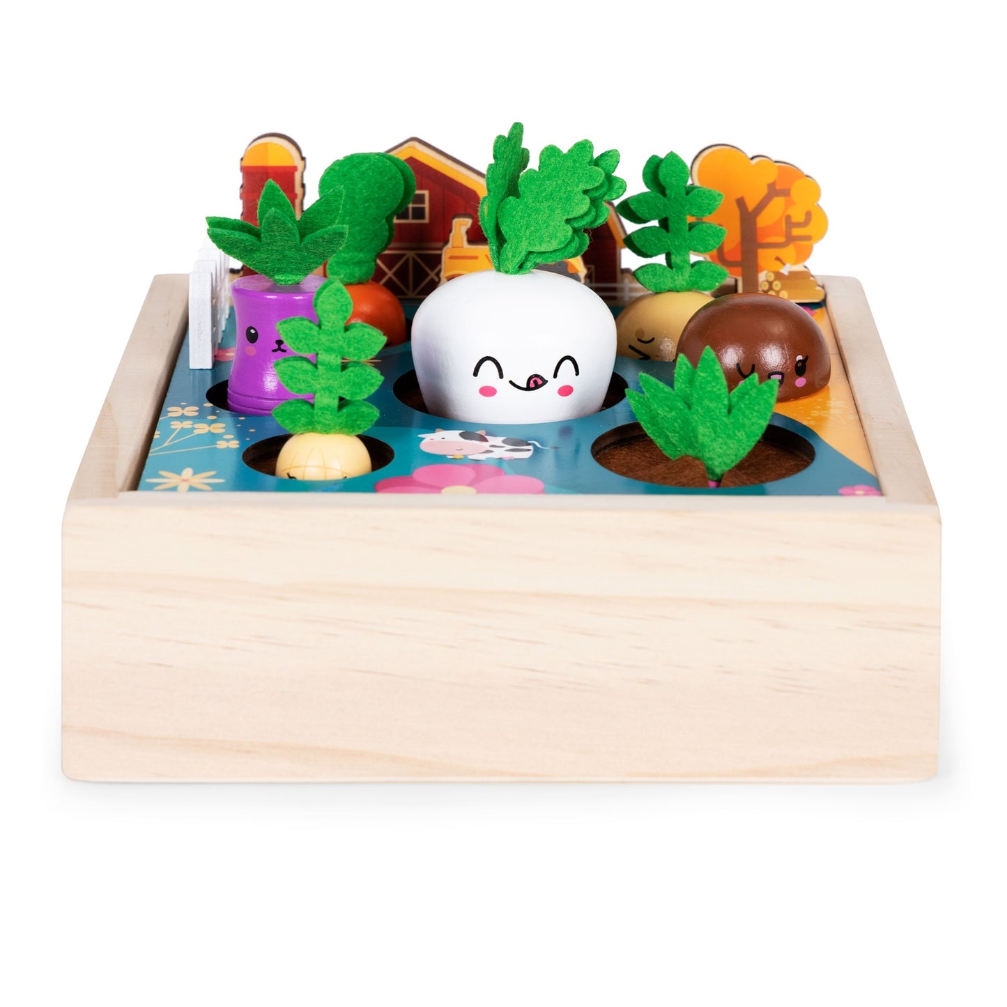 Wooden crate with vegetables vegetable garden farm