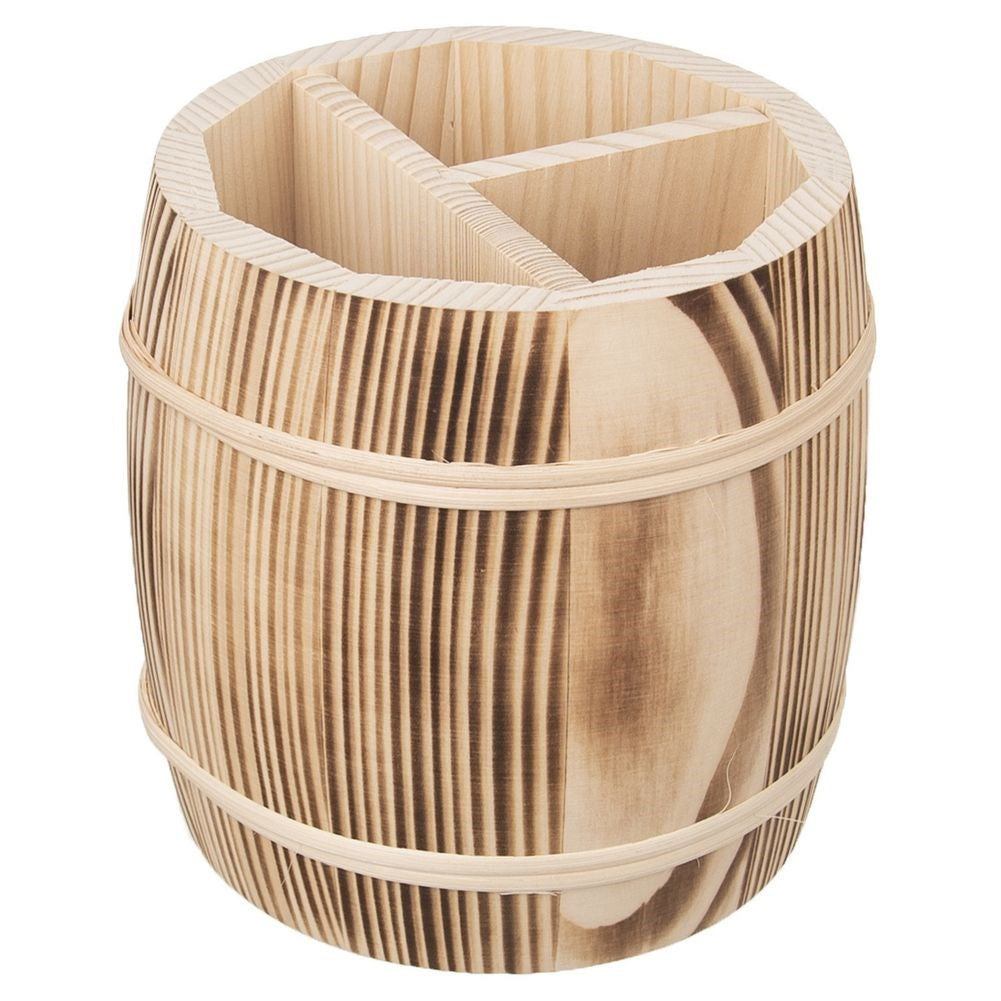 Wooden cutlery stand