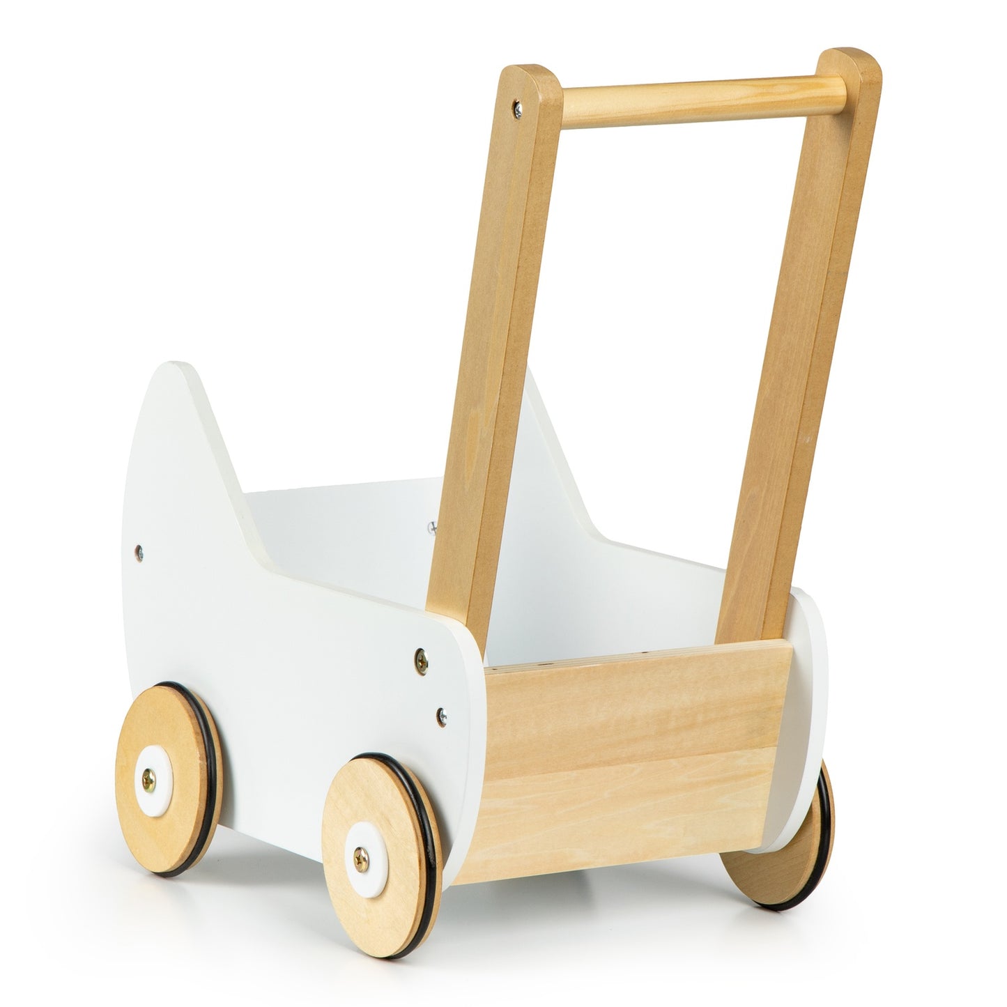 Wooden doll pram stroller walker ECOTOYS