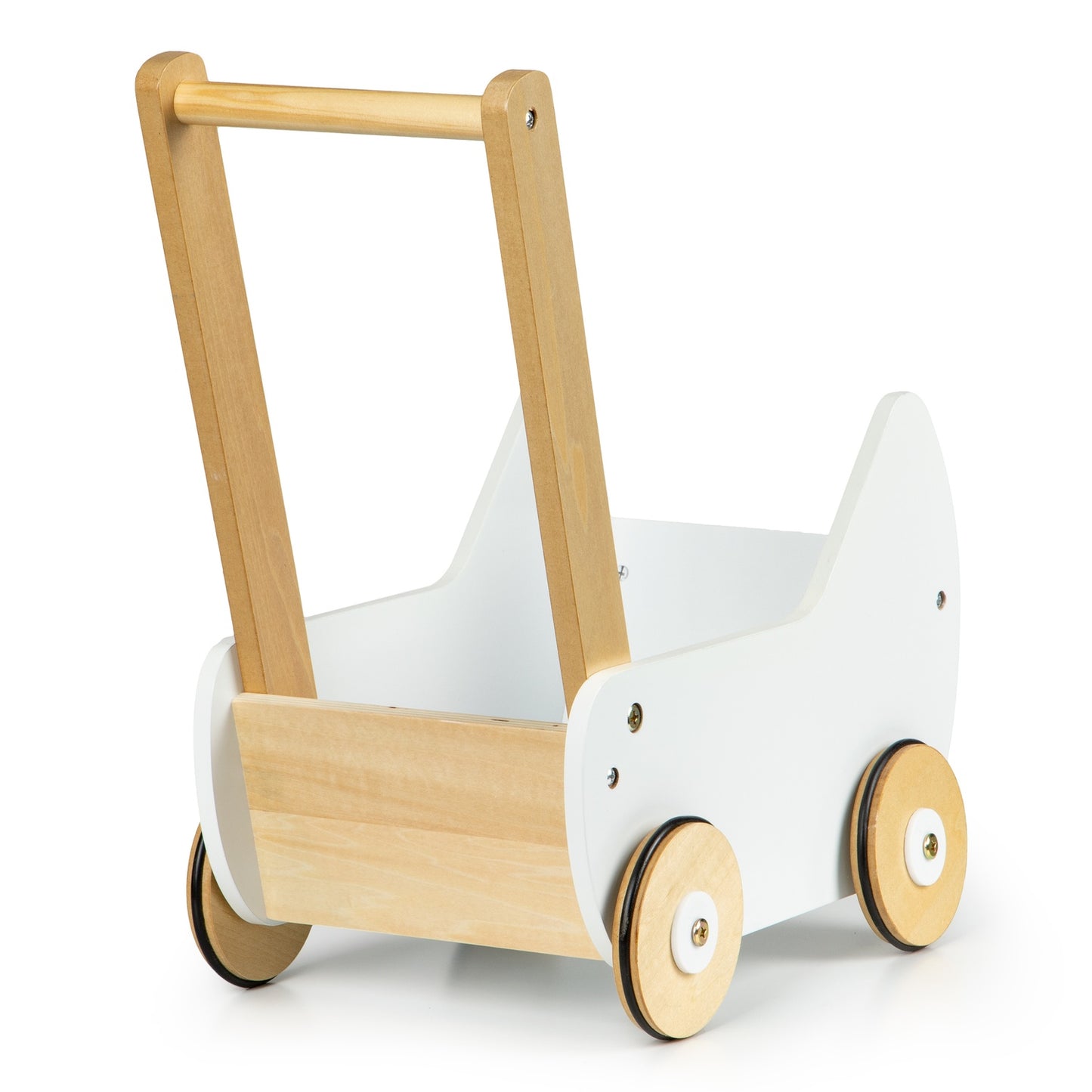 Wooden doll pram stroller walker ECOTOYS