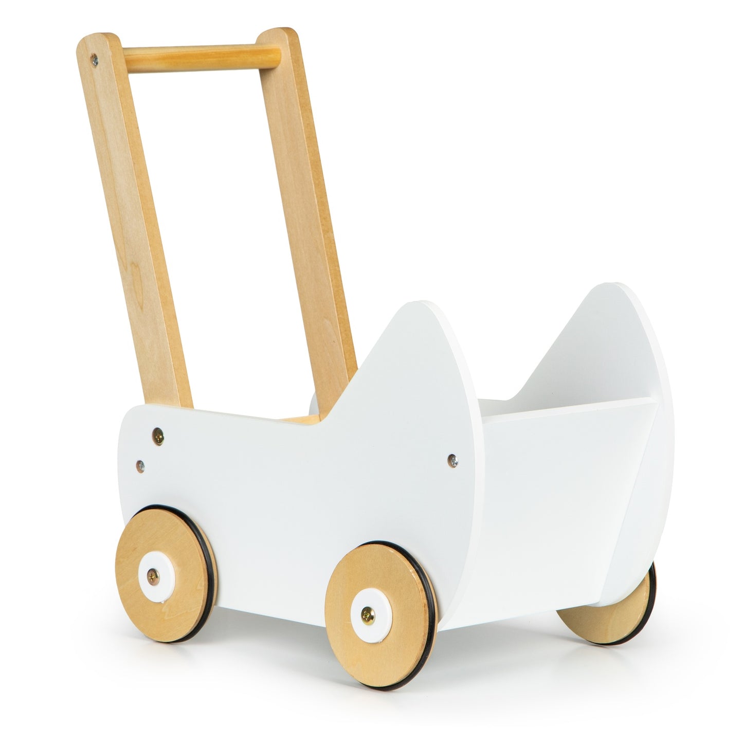 Wooden doll pram stroller walker ECOTOYS