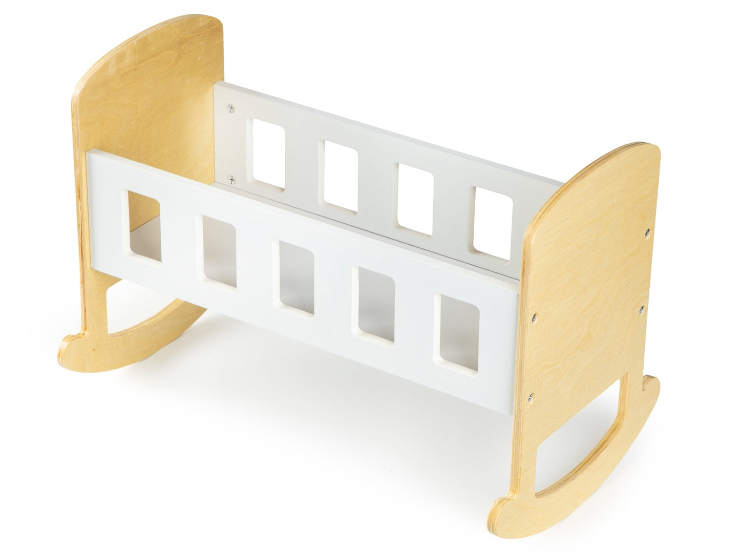 Wooden dolls' cradle ECOTOYS