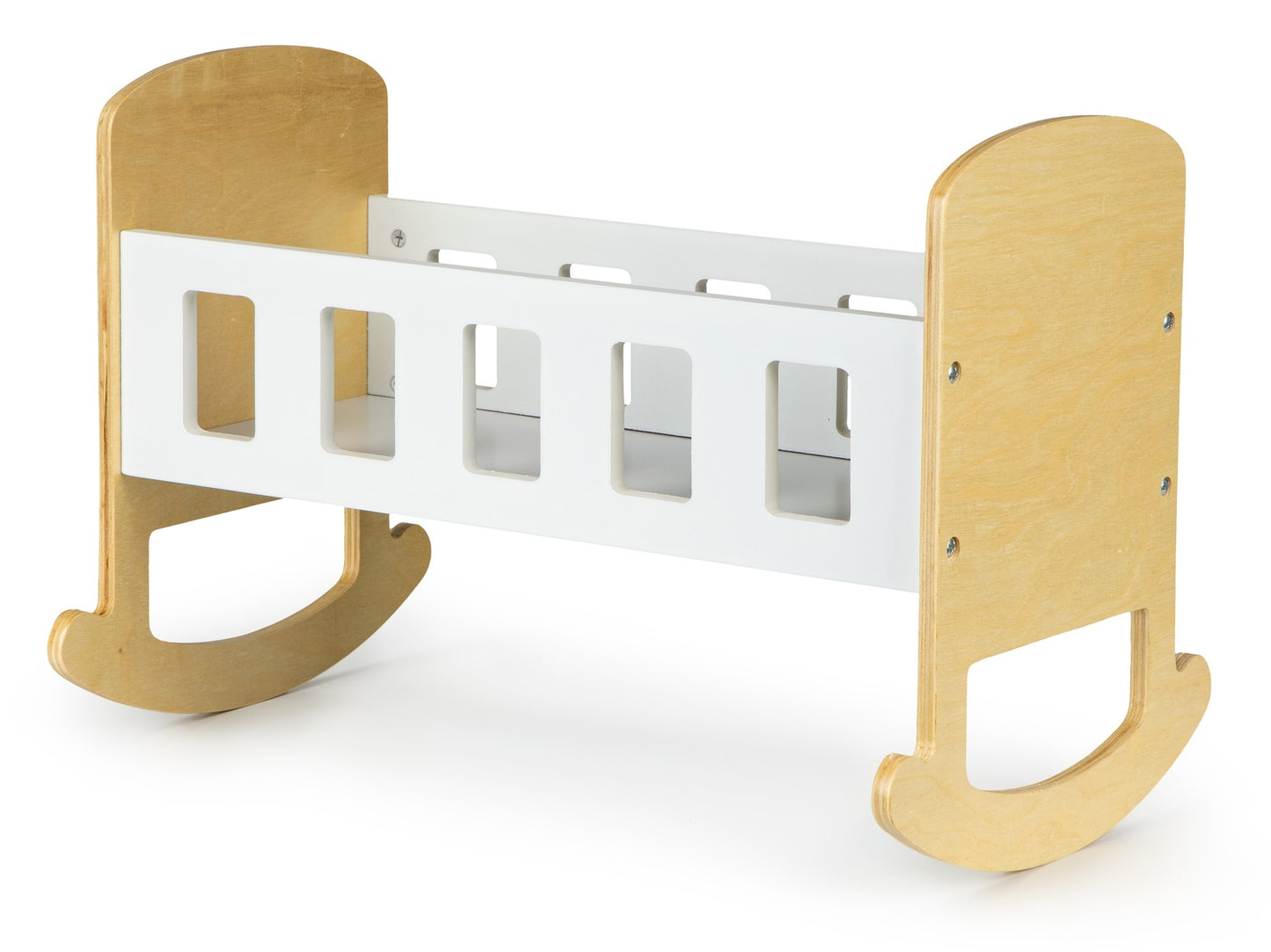 Wooden dolls' cradle ECOTOYS