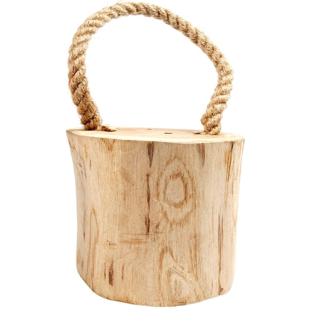 Wooden door stop - Protects walls and doors