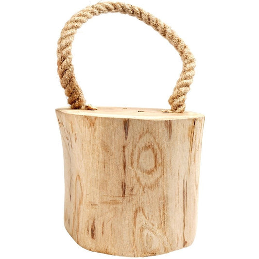 Wooden door stop - Protects walls and doors