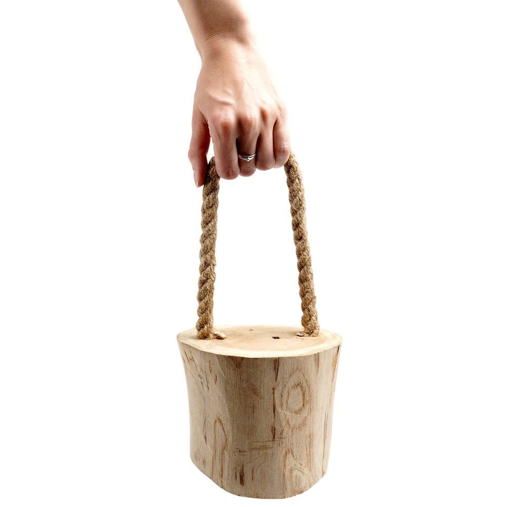 Wooden door stop - Protects walls and doors
