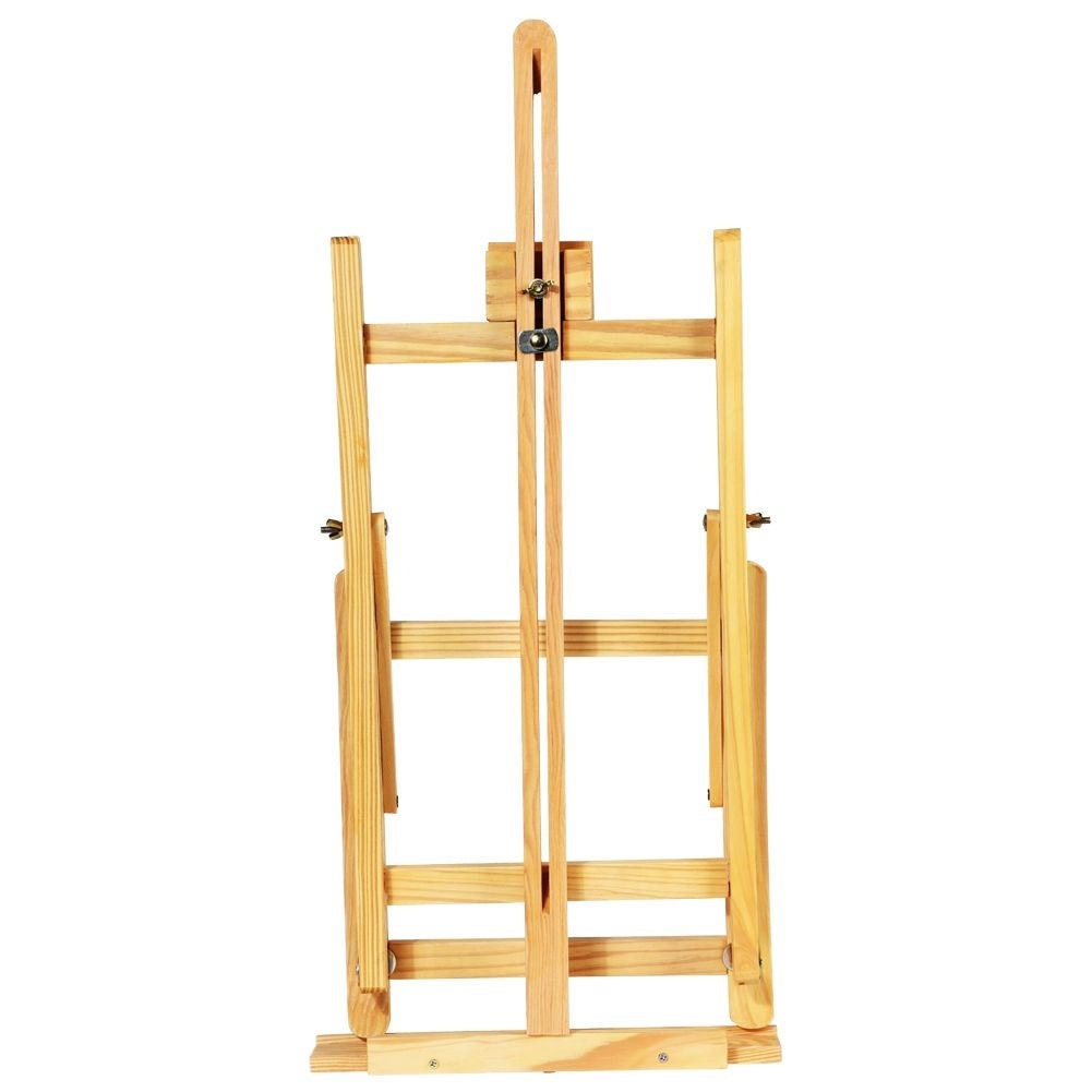 Wooden easel for seated painting, maximum height 56 cm
