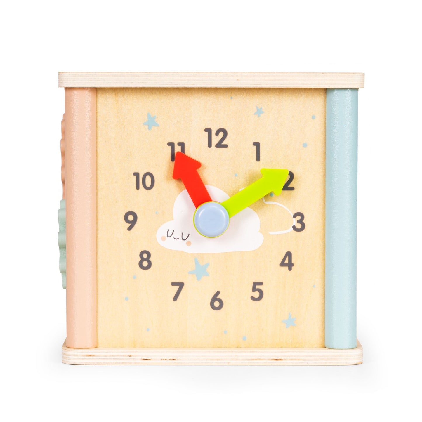 Wooden educational cube sorter Ecotoys blocks