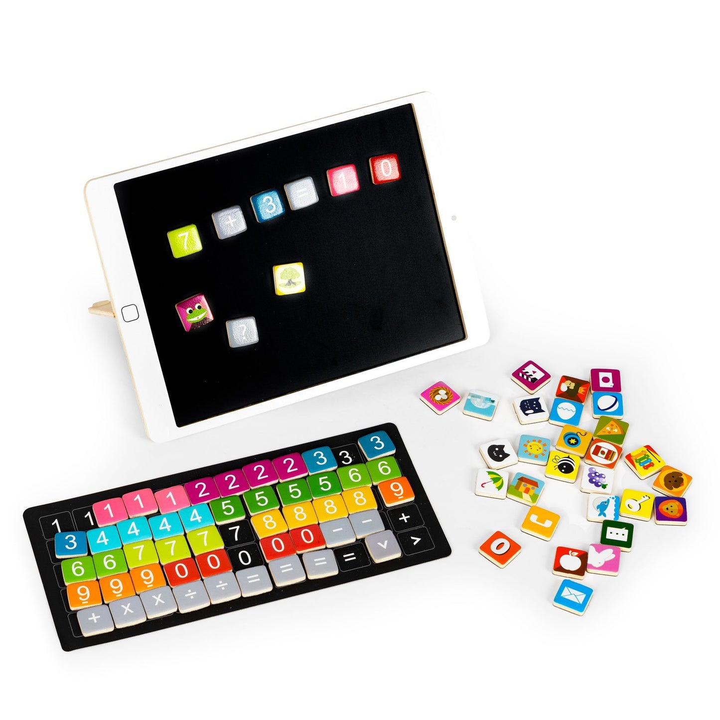 Wooden educational tablet, magnetic board ECOTOYS