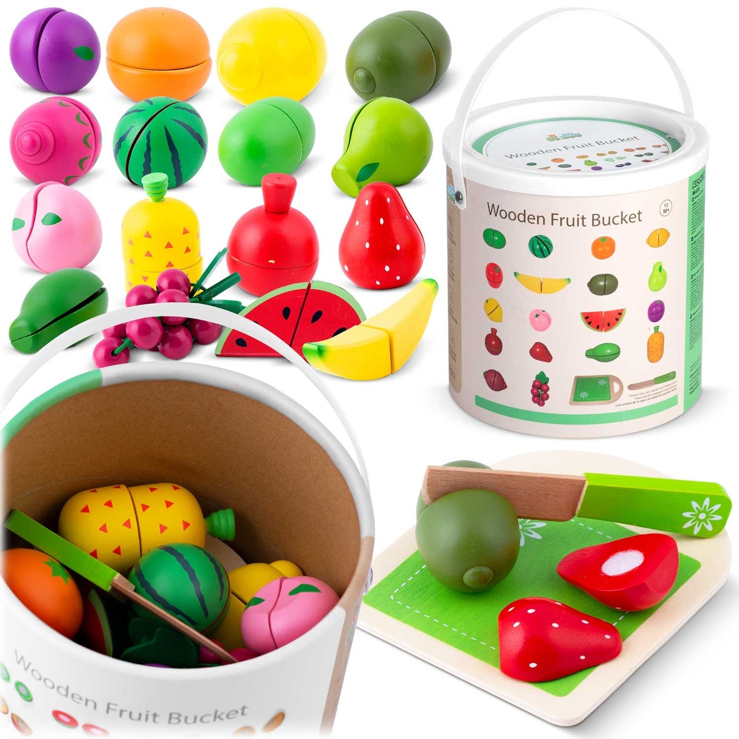 Wooden fruit cutting toy RK-872 Ricokids