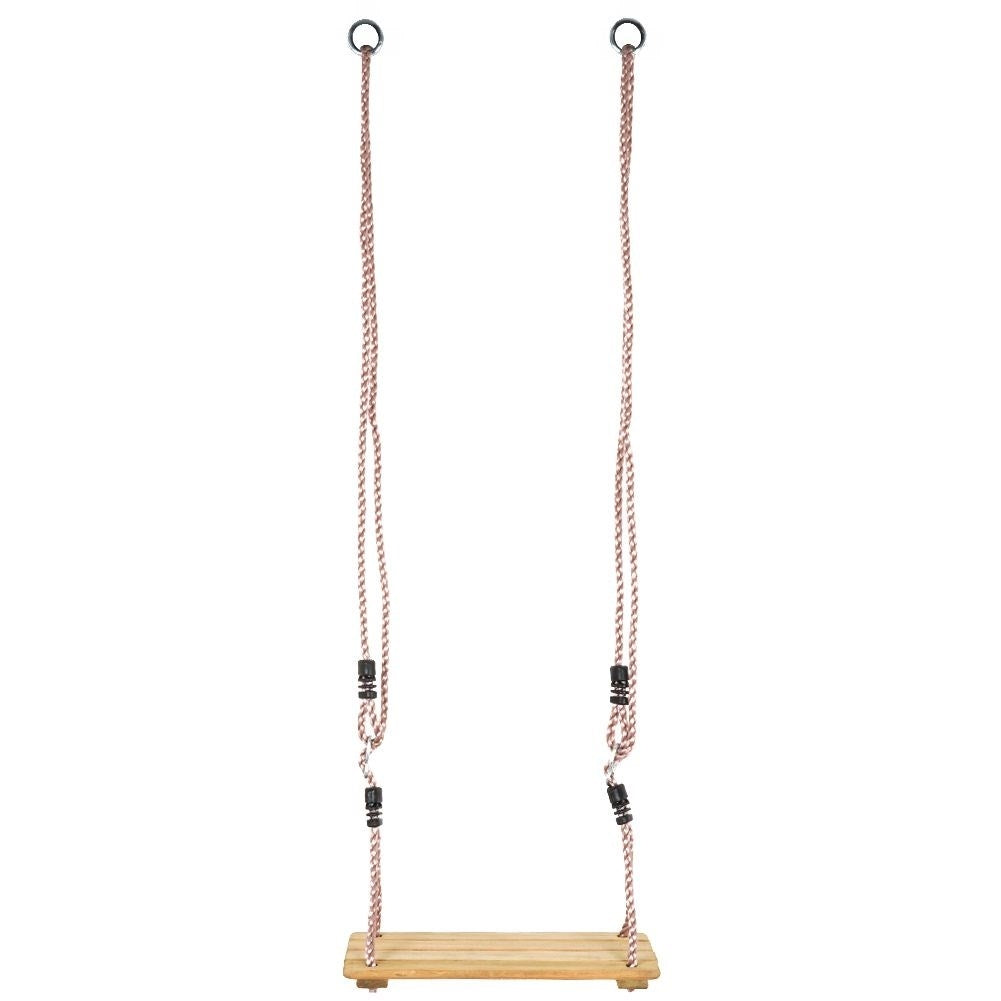 Wooden house swing for children 3+ years - durable pine, thick ropes