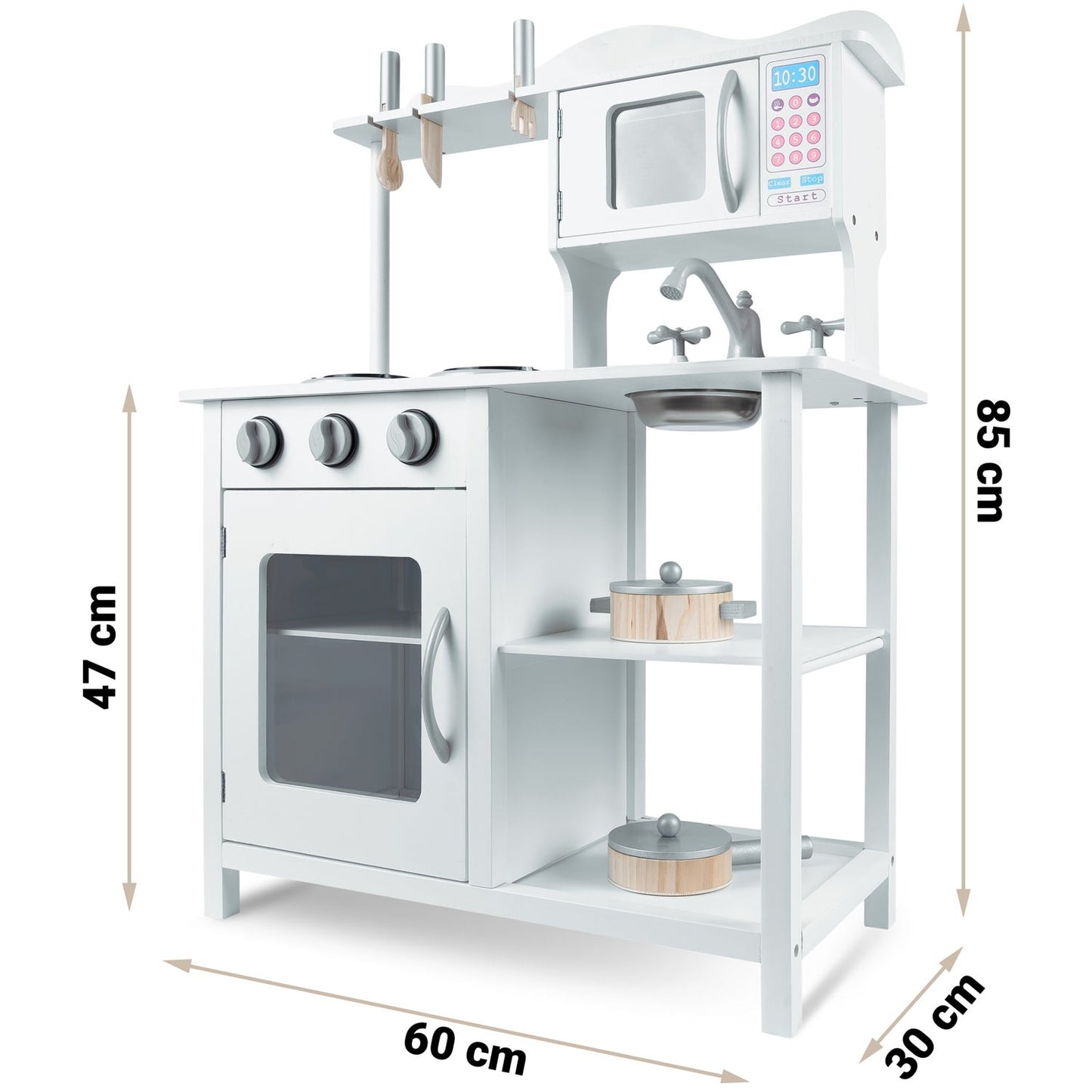 Wooden kitchen for children 60 x 30 x 85 cm