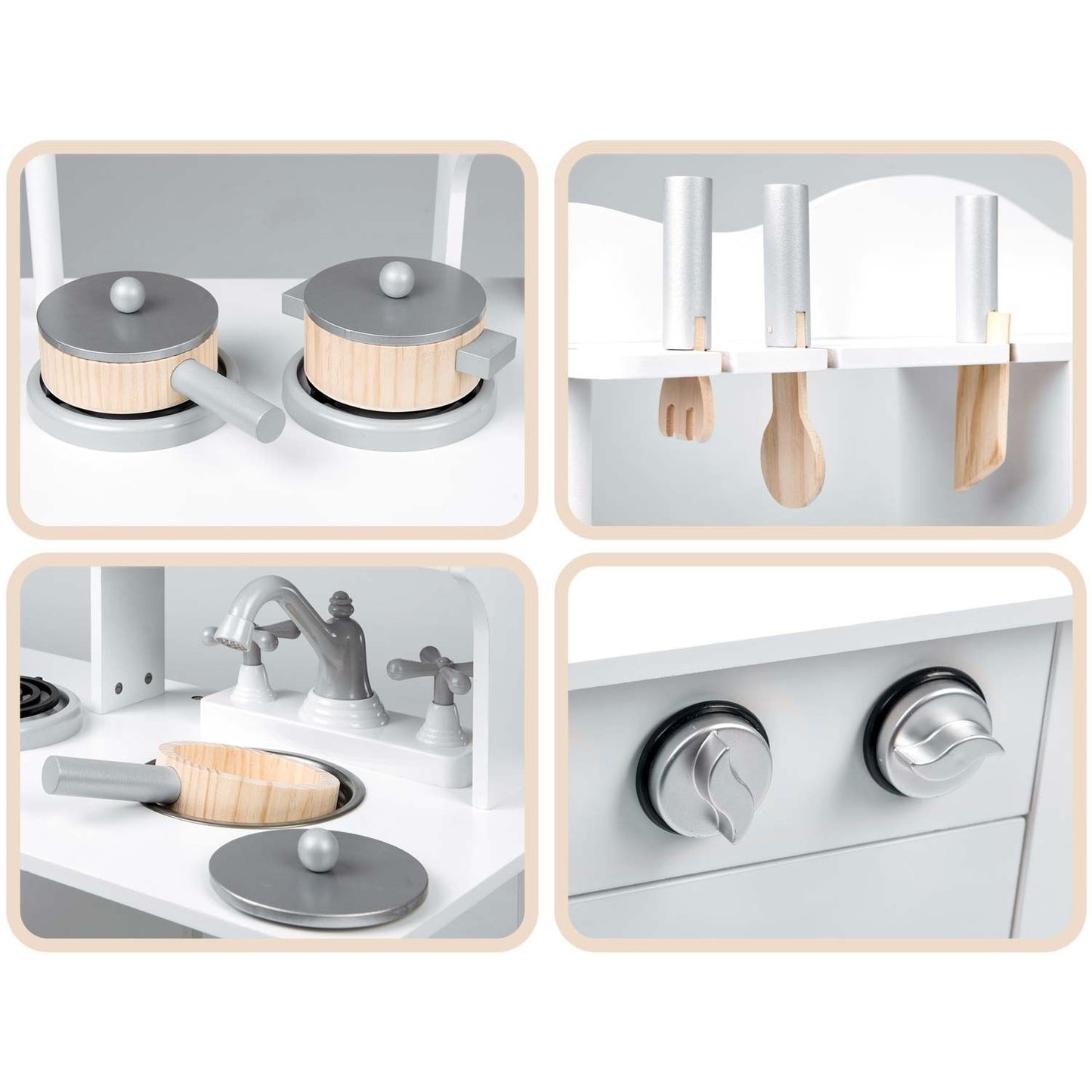 Wooden kitchen for children 60 x 30 x 85 cm