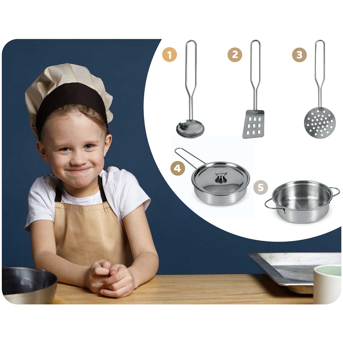 Wooden kitchen for children RC-846