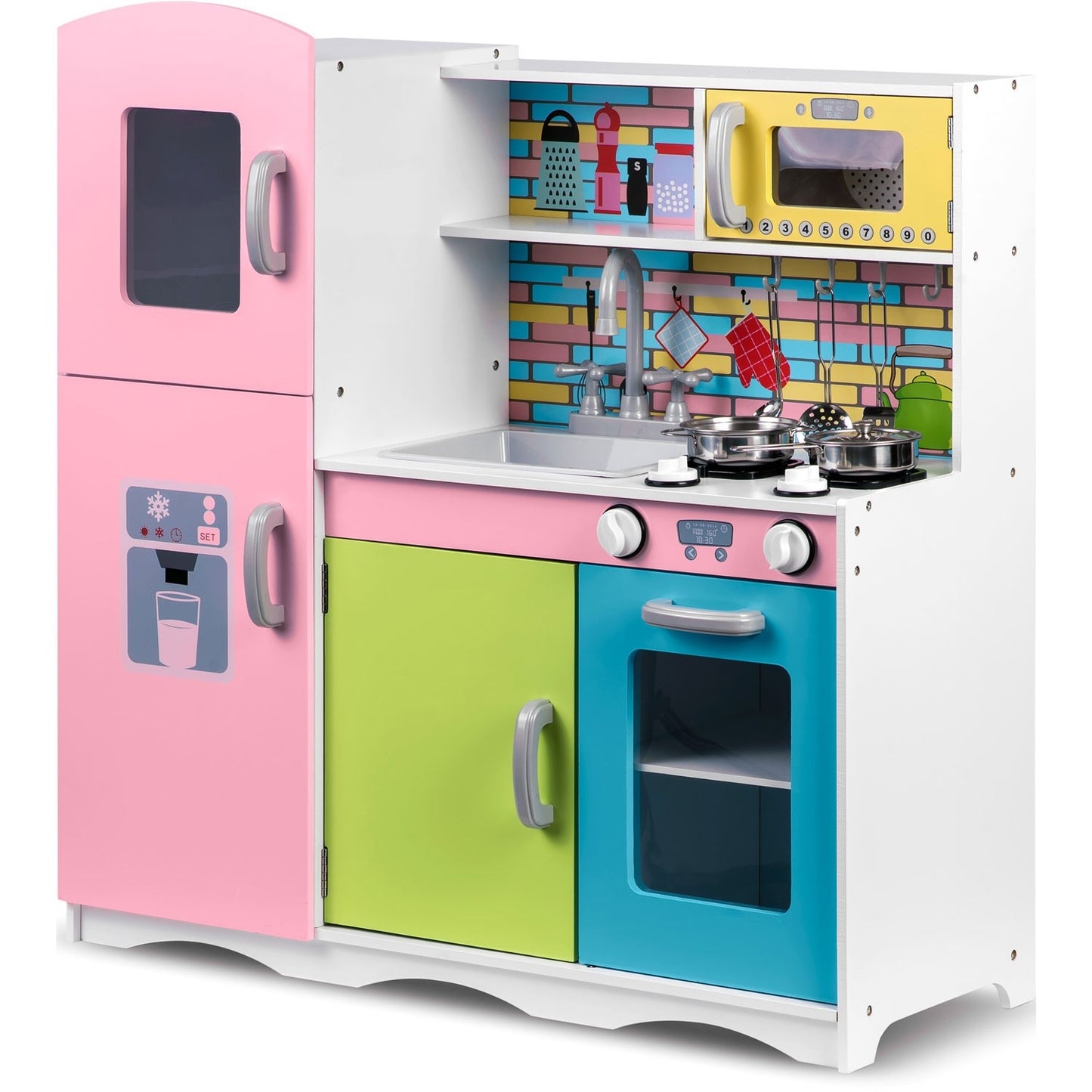 Wooden kitchen for children - large with accessories