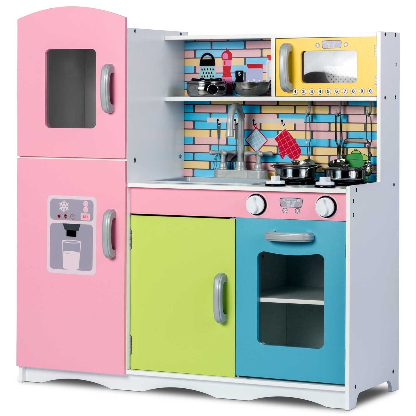 Wooden kitchen for children - large with accessories