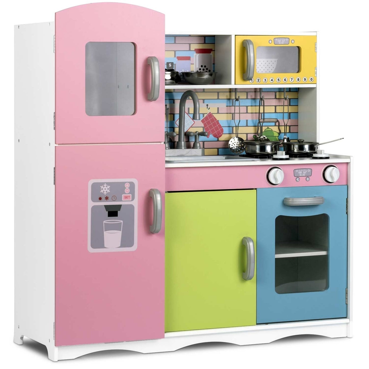 Wooden kitchen for children - large with accessories