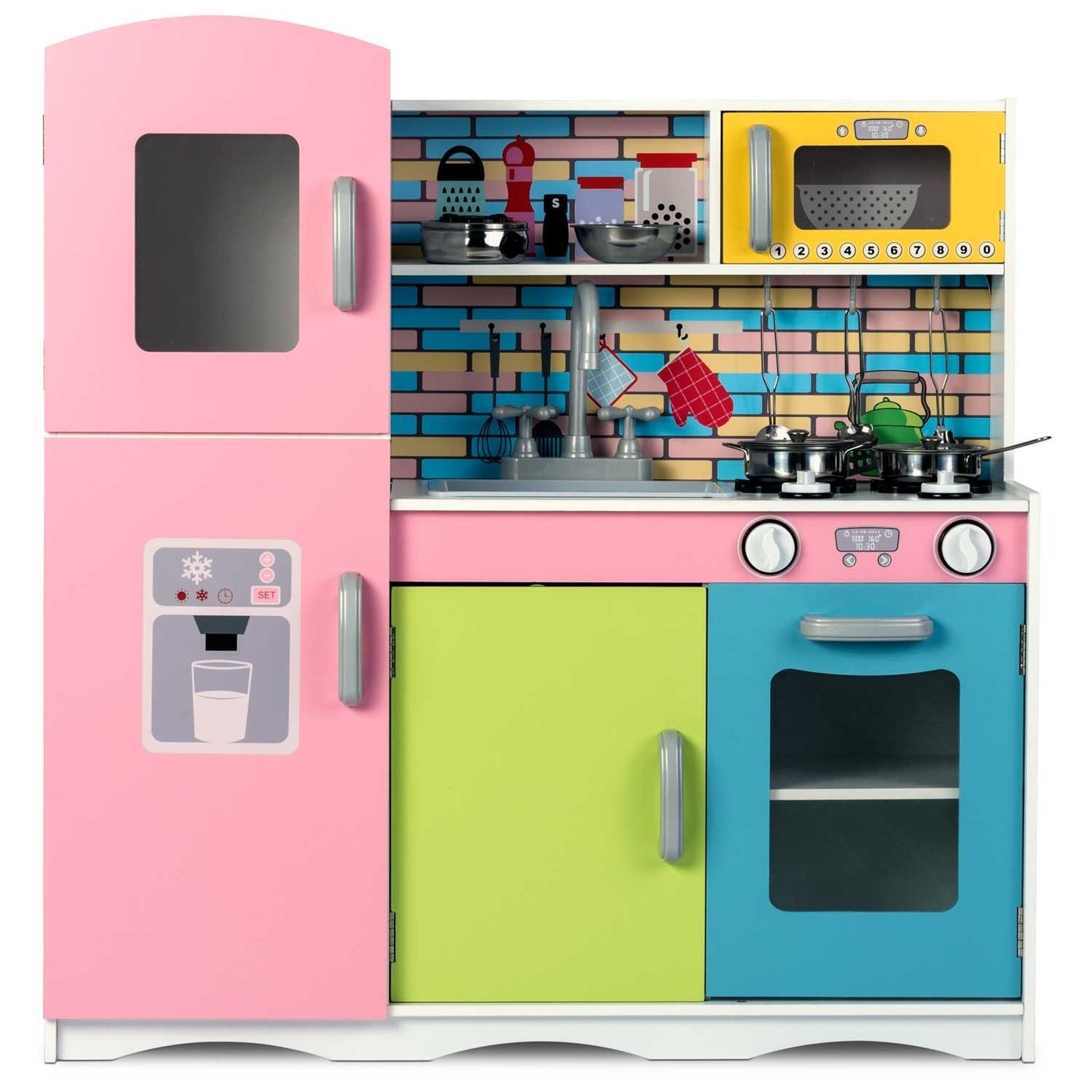 Wooden kitchen for children - large with accessories