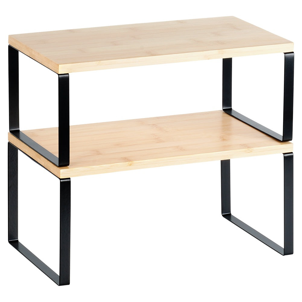 Wooden kitchen shelf 33.5x19.5x16 cm / 33.5x18.5x13.5 cm 2 pcs.