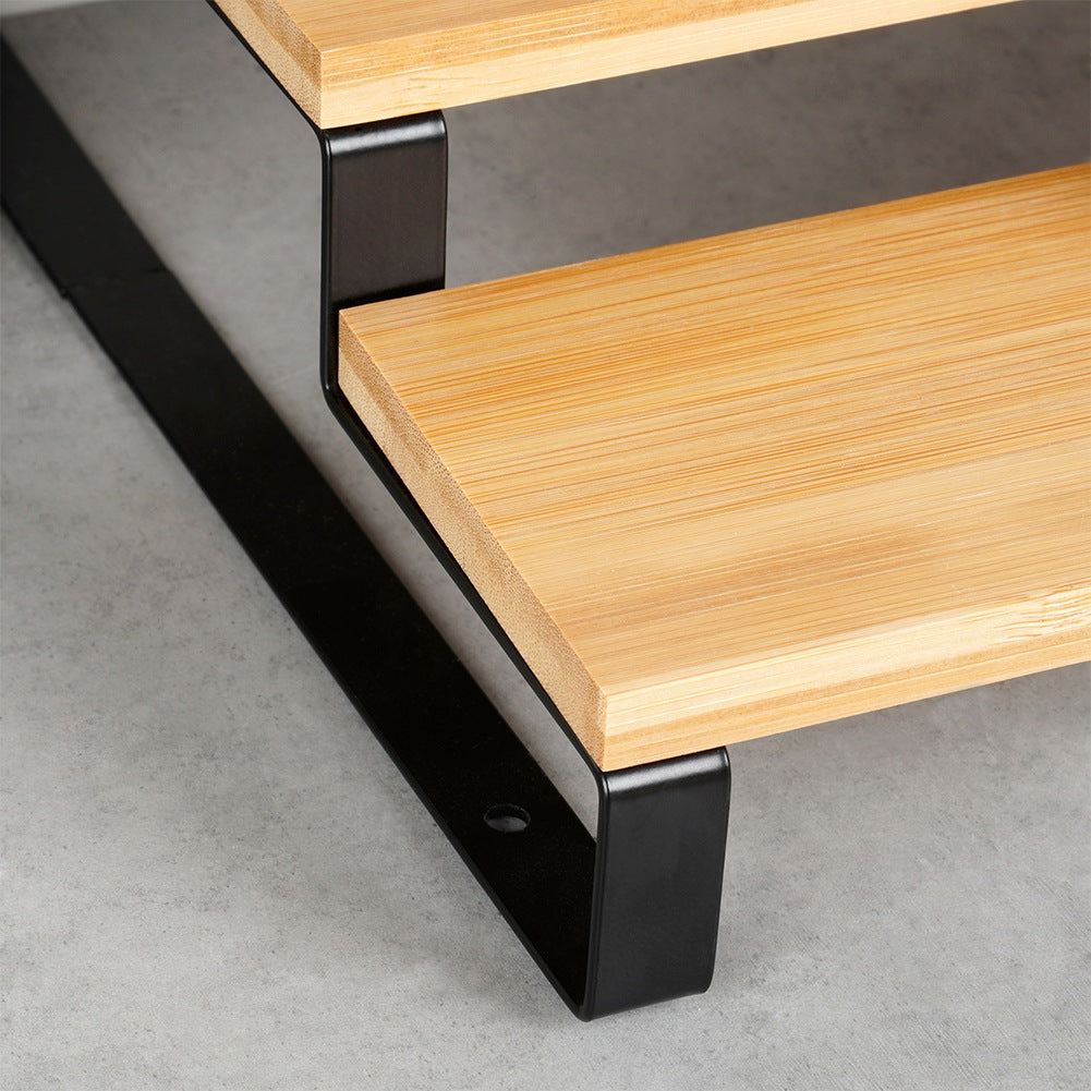 Wooden kitchen shelf, 3-level, 32x23.5x9.6cm